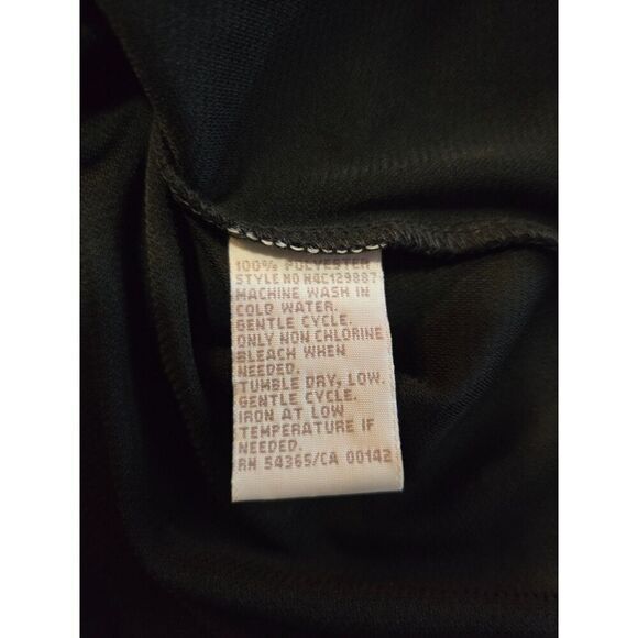 Tanjay Women's Black and White Embroidered Short Sleeve Shirt Size Medium - Picture 4 of 7